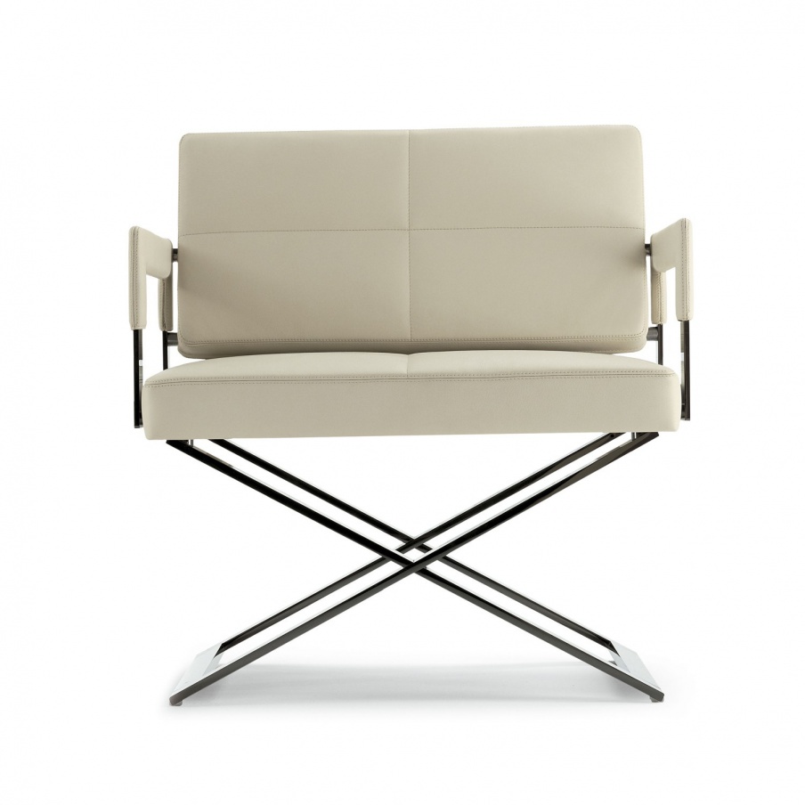 Chair with armrests Aster X armchair, Poltrona Frau Luxury furniture MR