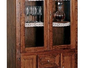 The sideboard with figured glass doors, Maggi Massimo