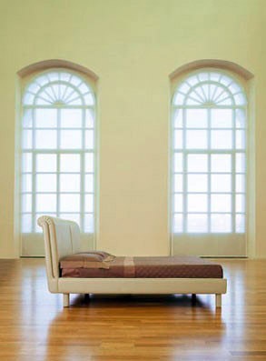 Bed with upholstered headboard Cindy, Mascheroni