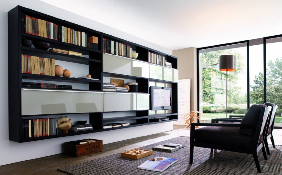 Rack made of solid poplar and MDF Crossing 04, MisuraEmme