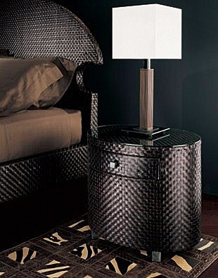 Oval bedside table, ELLI CO - Smania