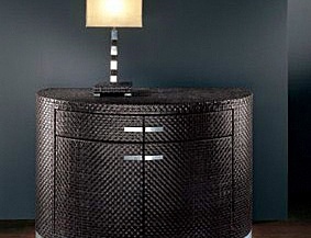 A Cabinet with top glass, ELLI CR - Smania