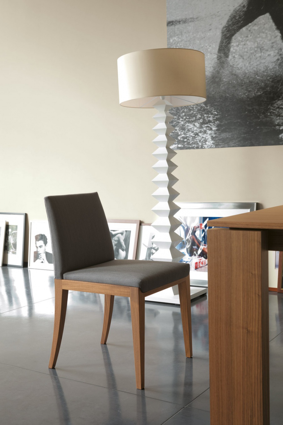 A chair with soft upholstery, Tama - PORADA