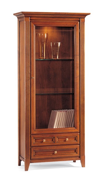 Showcase made of solid wood, SELVA