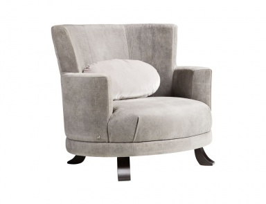 Chair in leather upholstery, HAMBO Smania