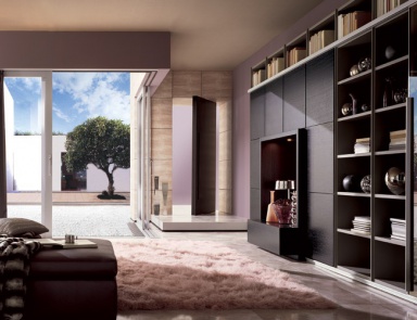 The rack is made of metal and glass Evolutoin, MisuraEmme