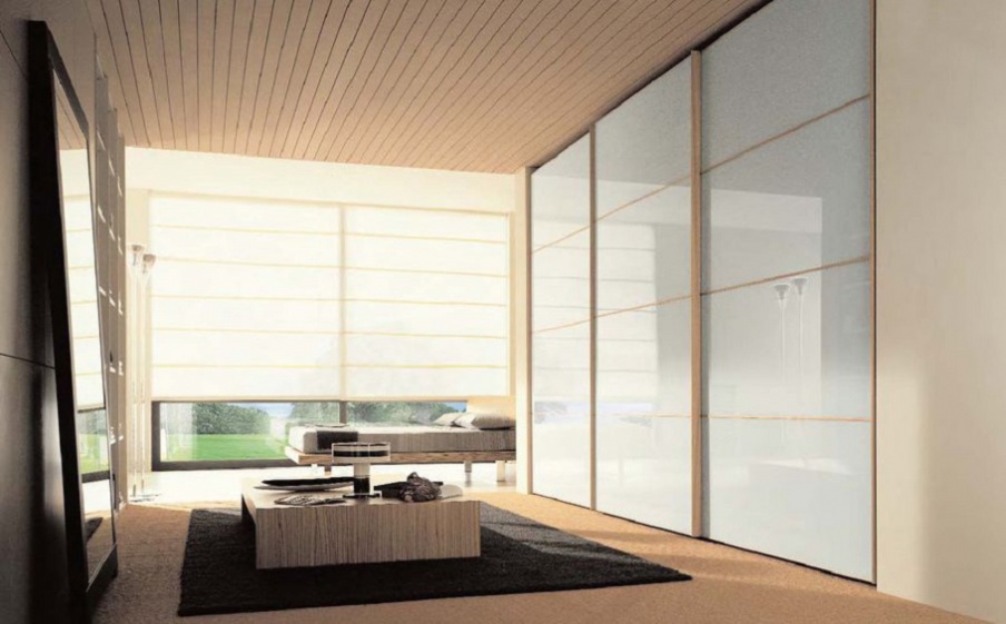 Walk-in closet with sliding glass doors Four 1, MisuraEmme