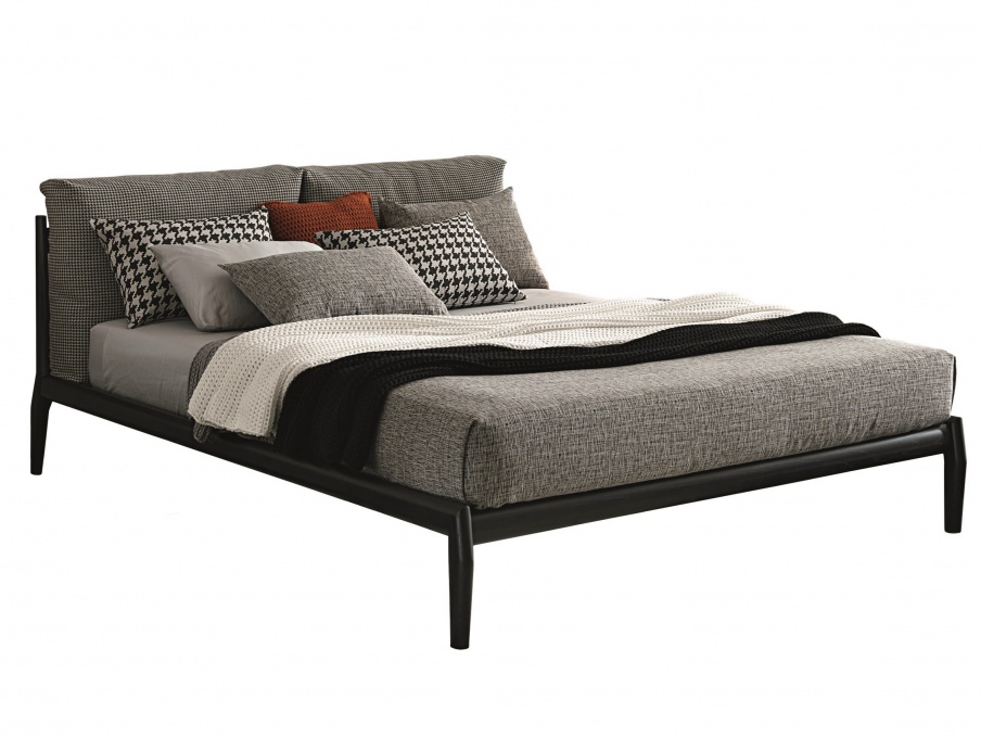 Double bed solid oak Morell, MisuraEmme