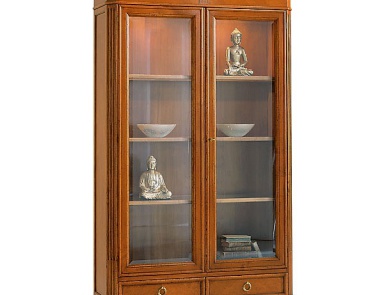 Showcase made of solid wood, SELVA