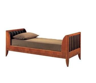Single bed on supports of wood 900, Morelato