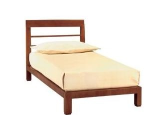 Single bed on supports of wood 900, Morelato