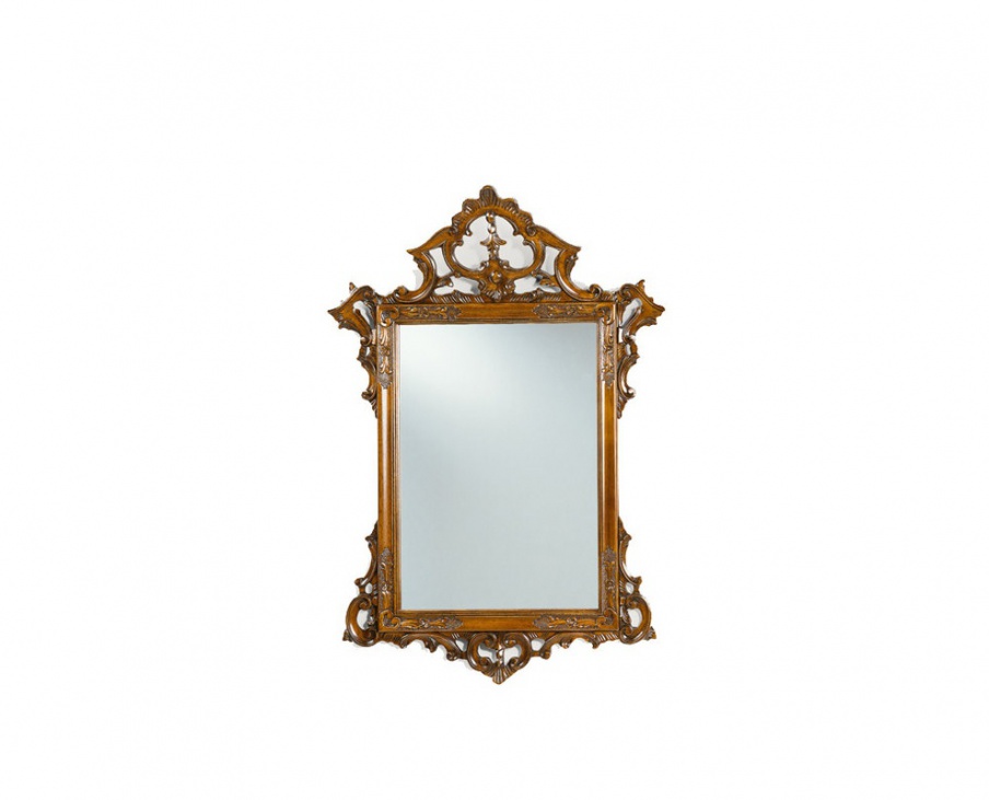 Wall mirror in carved frame Rocco, Selva