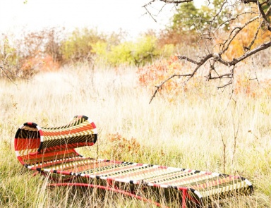 Deck chair on a steel frame Lounger, Sunny, Moroso