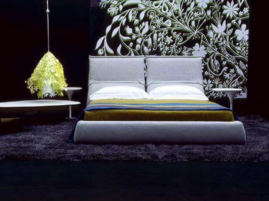 Bed with adjustable headboard Highlands, Moroso