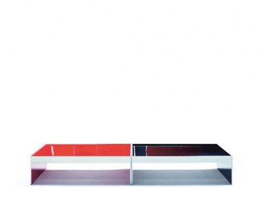 Coffee table with top of aluminum Springfield, Moroso