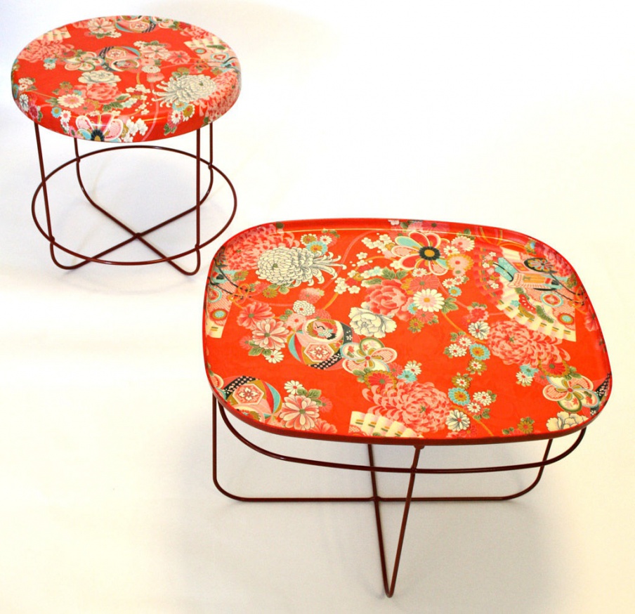 Pridivannogo table frame made of steel Ukiyo, Moroso