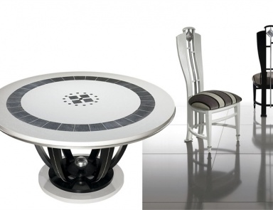 Dining table round TA38, Carpanelli