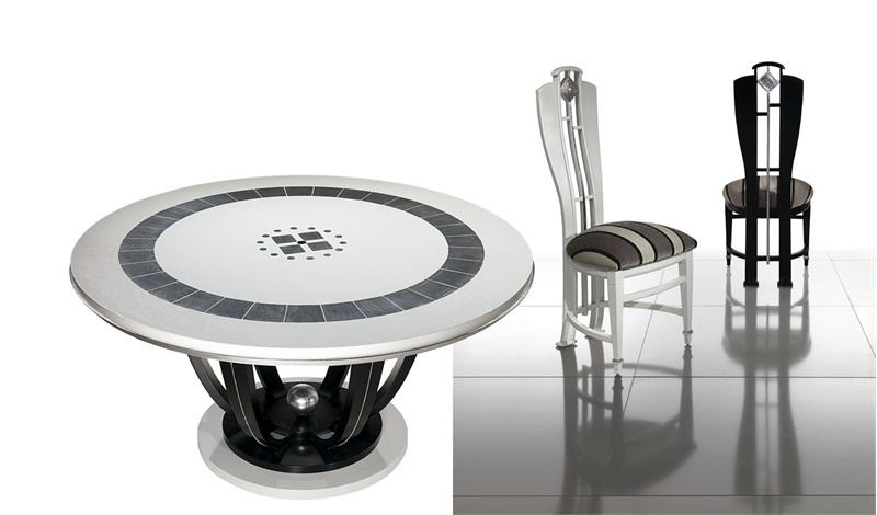 Dining table round TA38, Carpanelli