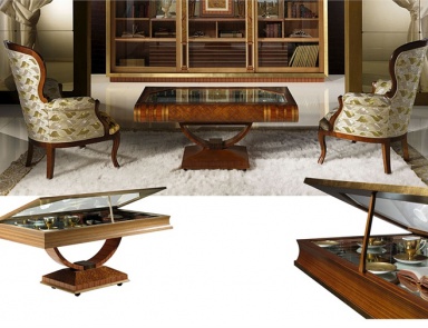 Serving table made of solid wood TL30, Carpanelli