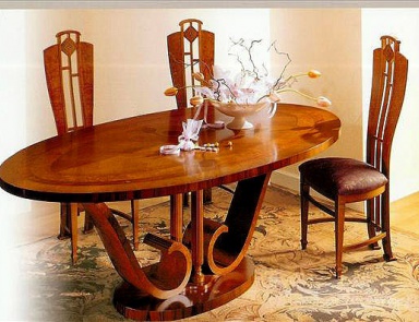 Dining table solid wood T482, Carpanelli