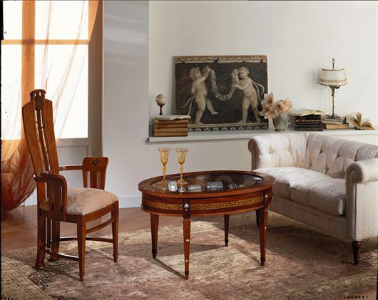 Coffee table solid wood T596, Carpanelli