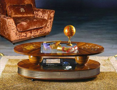 Coffee table from solid rosewood TL26, Carpanelli