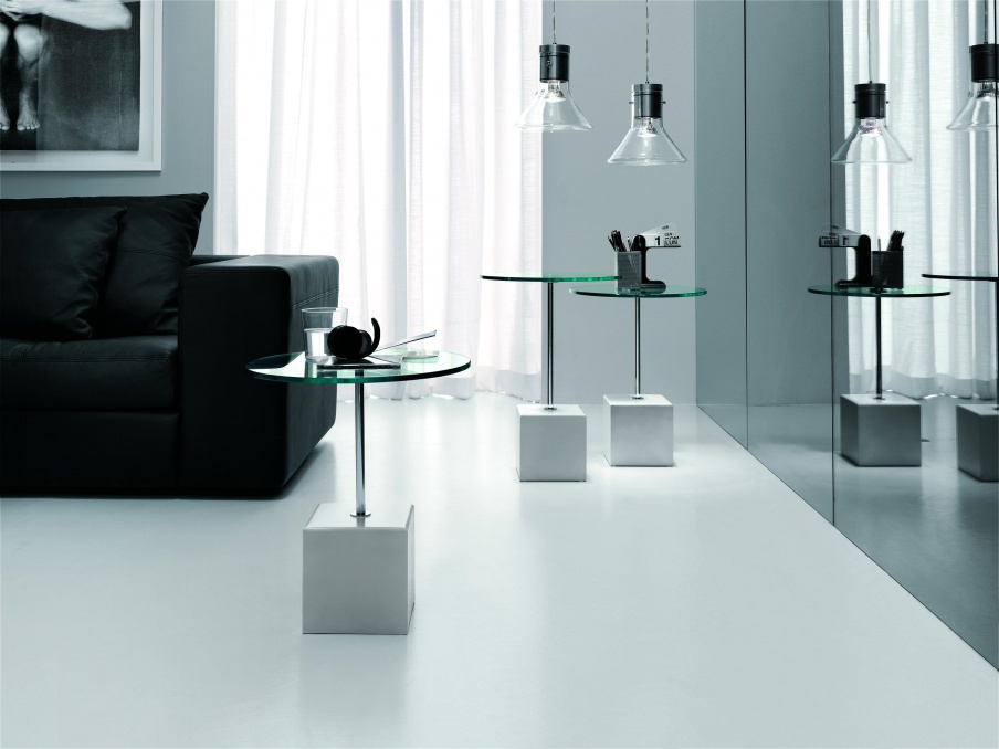 Small table on the basis of steel Axo, Cattelan Italia