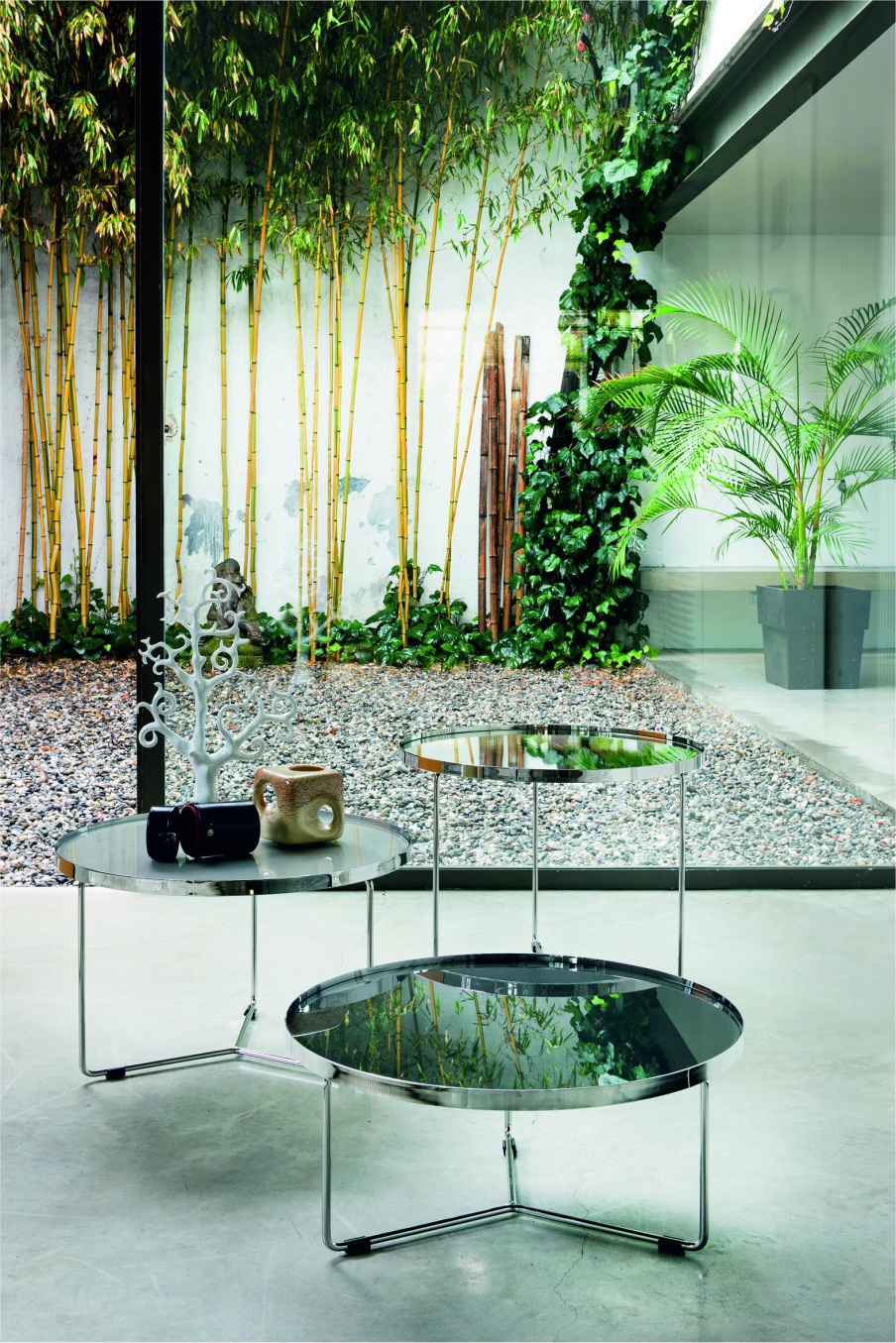 Coffee table with steel frame Billy, Cattelan Italia