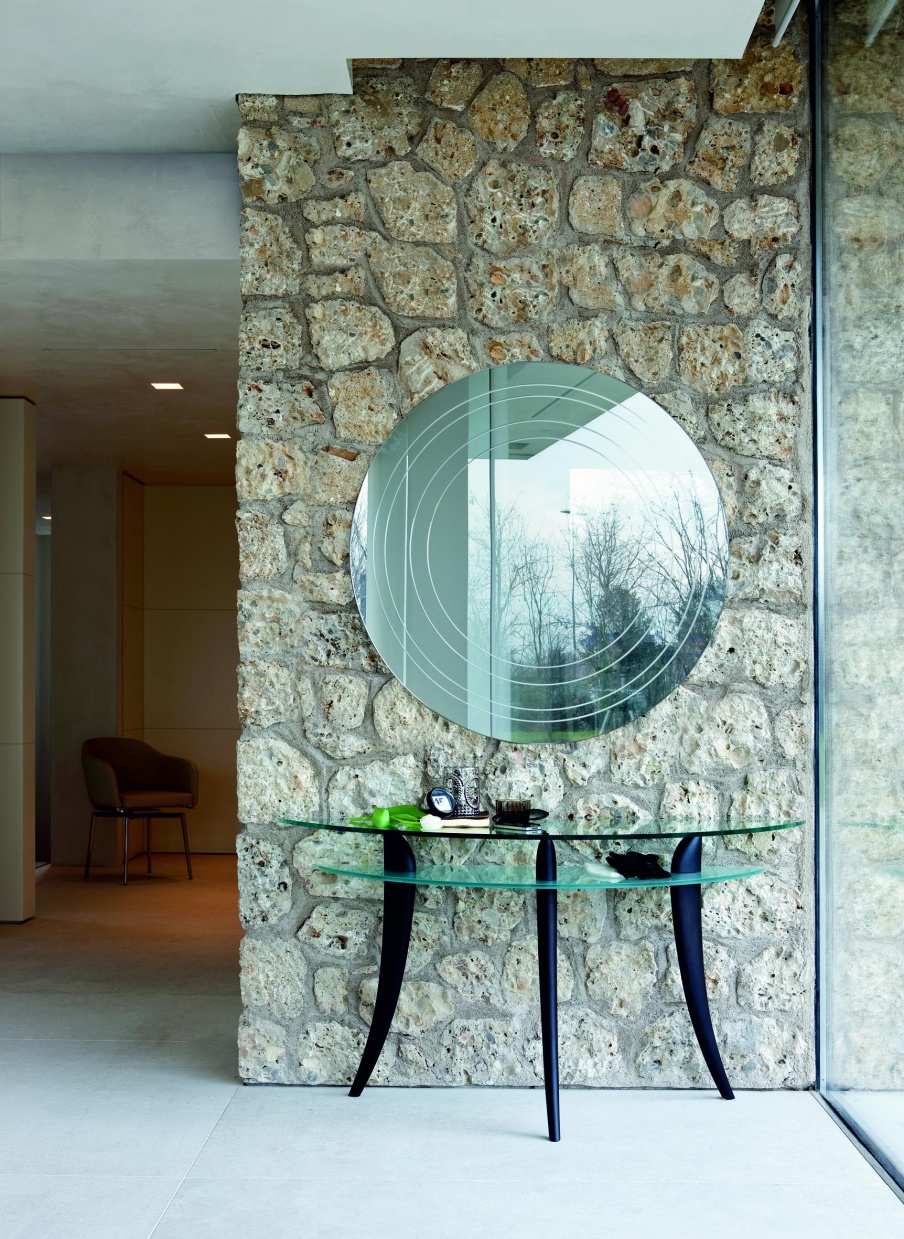 Console with glass top Blade, Cattelan Italia