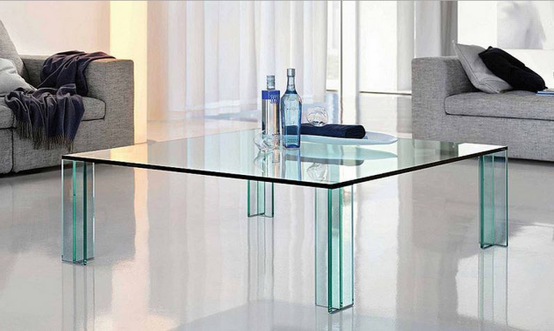 Coffee table frame glass First, Cattelan Italia
