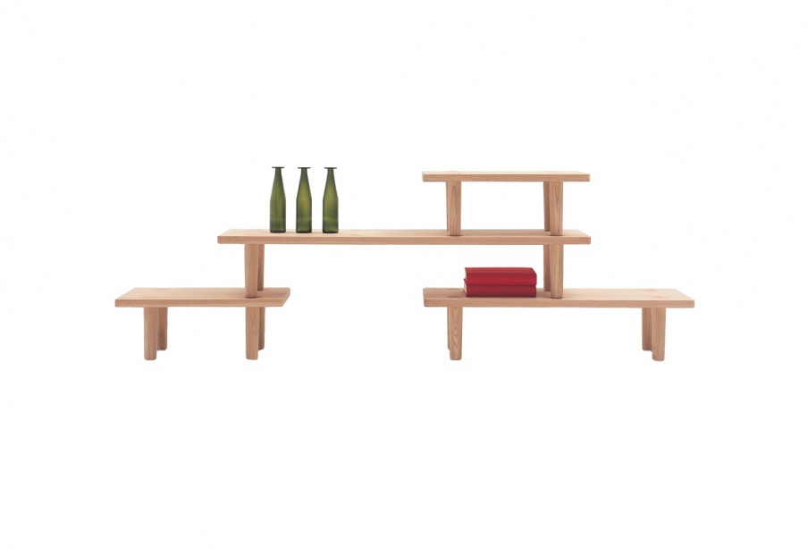 Rack Oak Table Module, Cappellini