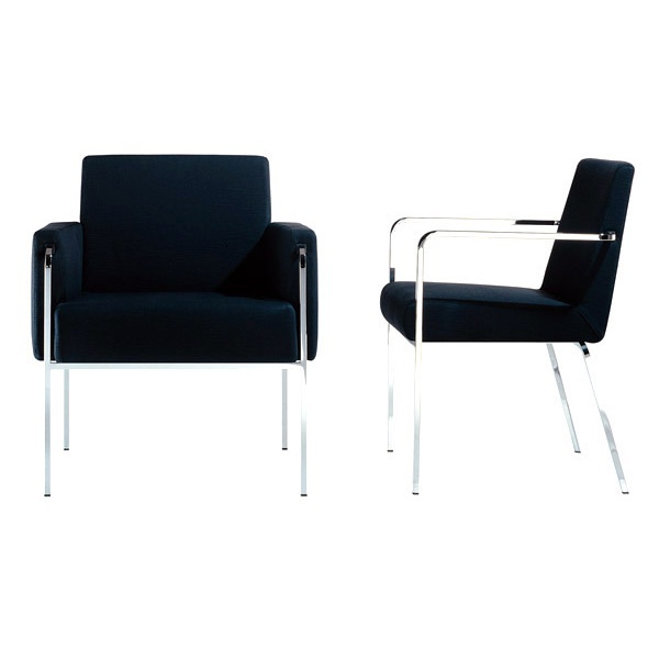 Chair on a metal frame, Bea - Arflex