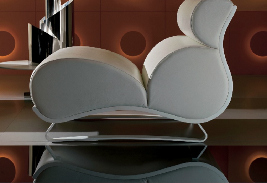 The seat on the frame of metal and wood Andromeda, i4Mariani