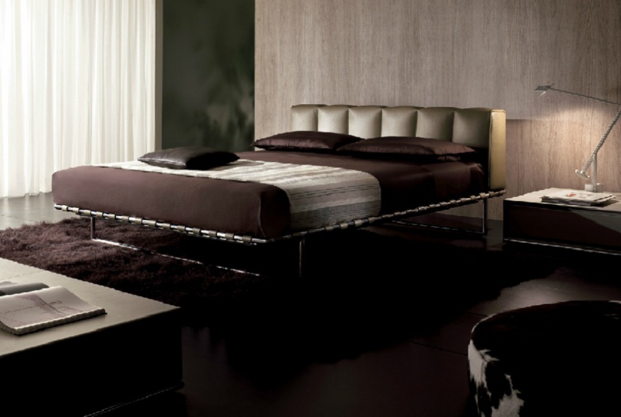 Double bed on a frame of steel Kristall, i4Mariani