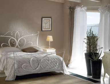 Double iron bed Giglio, Cantori