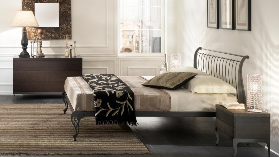 Double bed forged Gio, Cantori