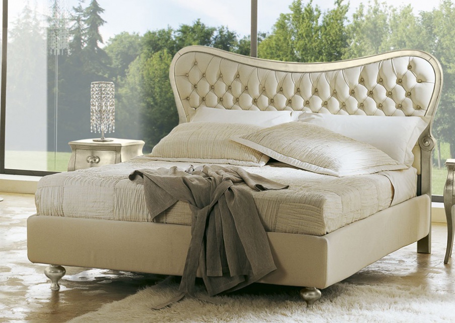 Cravats double upholstered headboard Hermes Basso, Cantori