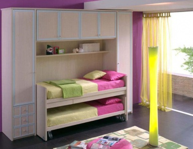 Wall children of chipboard and melamine Comp.01, Julia Arredamenti