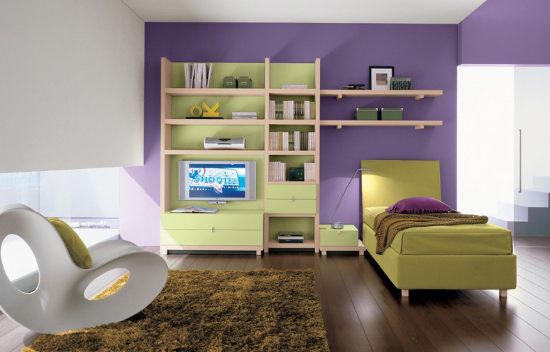 Wall children of chipboard and melamine Comp.05, Julia Arredamenti