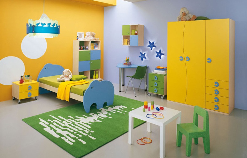 Wall children of chipboard and melamine Comp.1, Julia Arredamenti