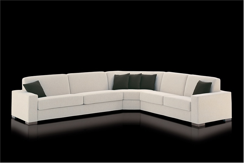 Modular corner sofa steel framed upholstered Duke by Milano Bedding