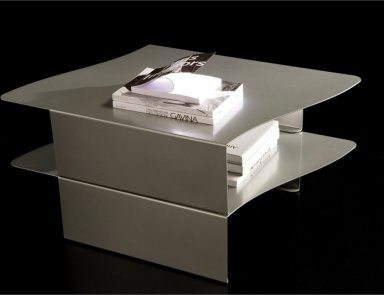 A coffee table on a metal frame Duke by Milano Bedding