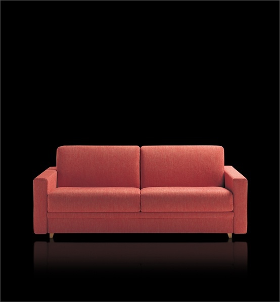 Sofa bed in steel frame fabric upholstered Gable, Milano Bedding