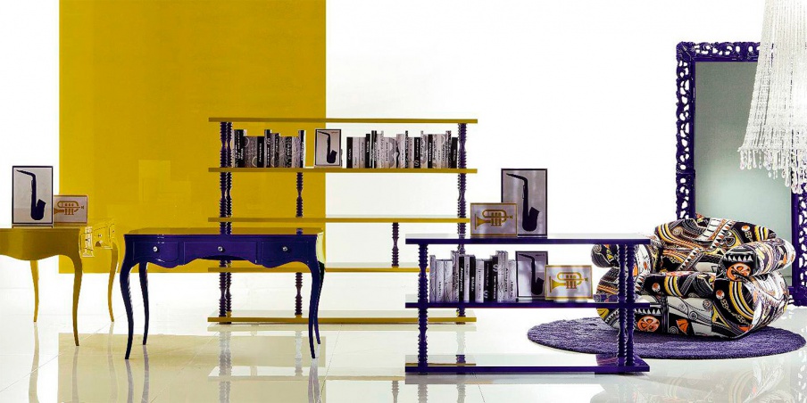 The rack frame is made of solid wood Armonia, Moda