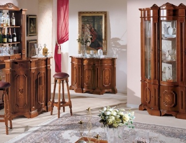 The sideboard on a frame of solid wood, Modenese Gastone