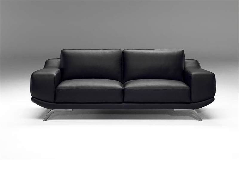 Sofa on a metal frame upholstered in leather or fabric Aida, Natuzzi