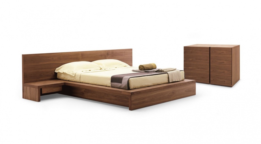 Double bed frame solid wood Como, Riva 1920