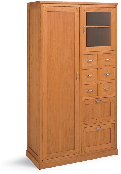 Wardrobe in American cherry Adams, Riva 1920