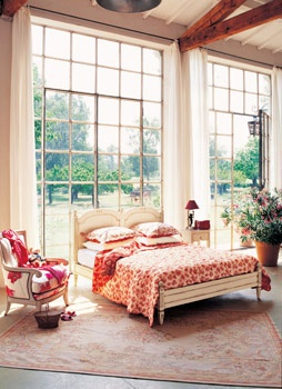 Bed frame solid wood Clementine, Roche Bobois