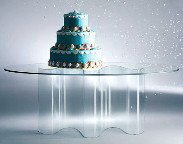 Marea dining table, Fiam